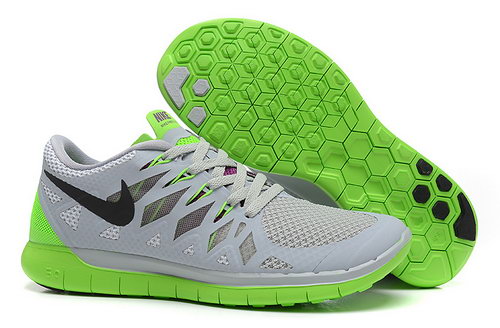 Nike Free 5.0+ Womens Shoes Grey Green Black Coupon